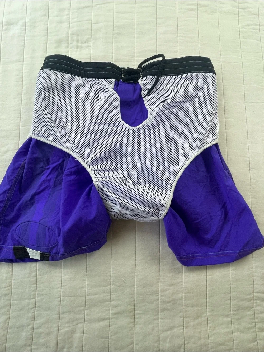 Vintage 90s Ocean Pacific OP Deadstock NWT Purple Swim Trunks Large